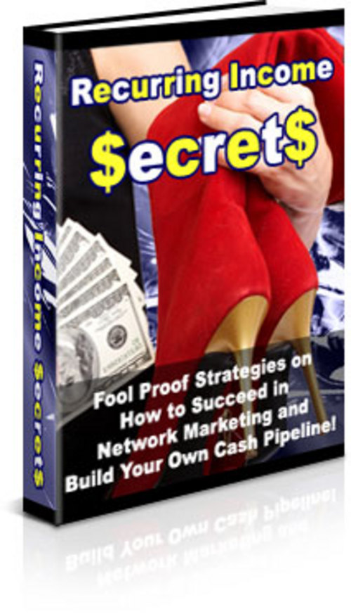Product picture Recurring Income Secrets - New ebook with PLR