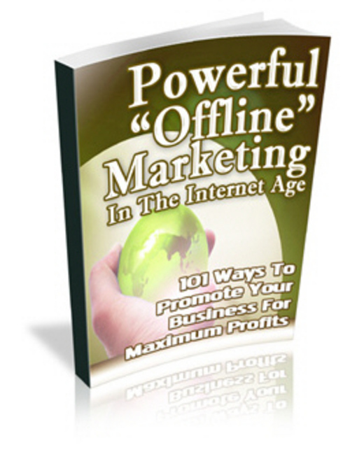 Product picture Powerful Offline Marketing - New ebook with PLR