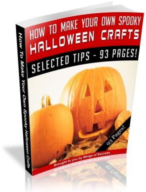 Product picture Halloween Crafts MRR ebook